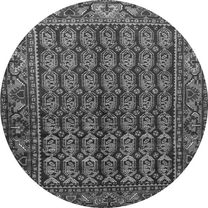 Machine Washable Persian Gray Traditional Rug, wshtr596gry