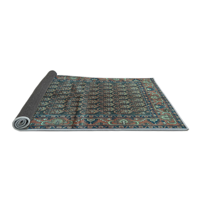 Sideview of Persian Light Blue Traditional Rug, tr597lblu