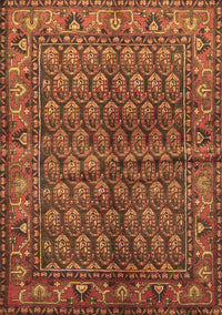 Persian Brown Traditional Rug, tr597brn
