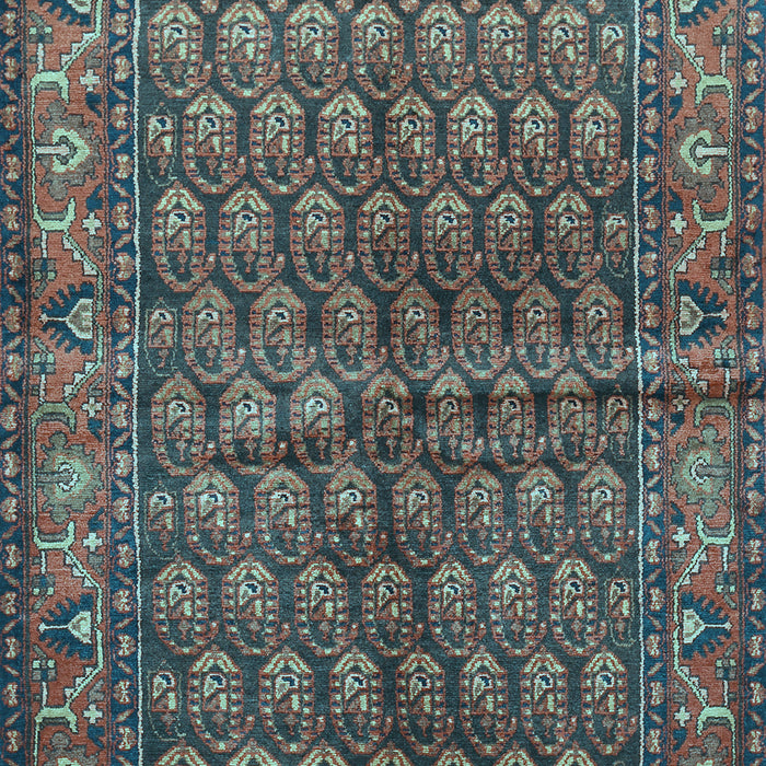Machine Washable Persian Light Blue Traditional Rug, wshtr597lblu