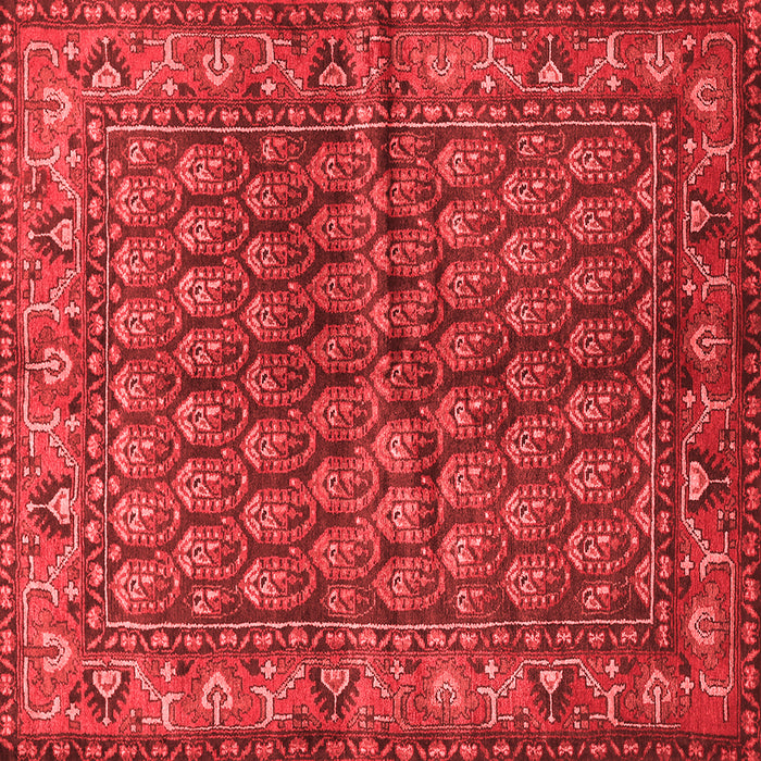 Machine Washable Persian Red Traditional Rug, wshtr597red