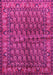 Machine Washable Persian Pink Traditional Rug, wshtr597pnk