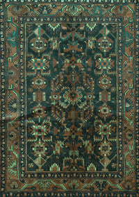 Persian Turquoise Traditional Rug, tr598turq