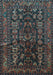 Persian Light Blue Traditional Rug, tr598lblu