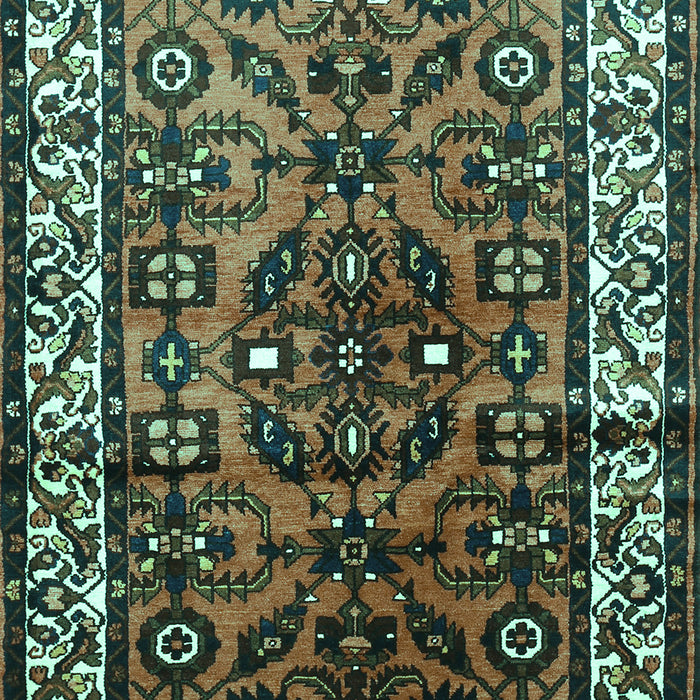 Persian Turquoise Traditional Rug, tr599turq