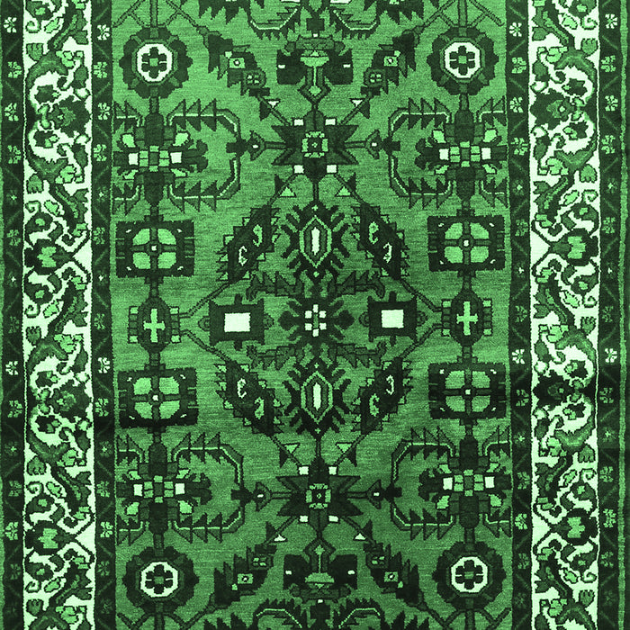 Persian Emerald Green Traditional Rug, tr599emgrn