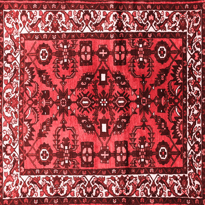 Machine Washable Persian Red Traditional Rug, wshtr599red