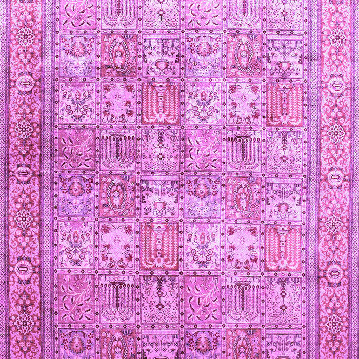Machine Washable Persian Purple Traditional Area Rugs, wshtr59pur