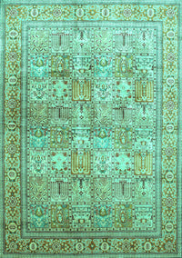 Persian Turquoise Traditional Rug, tr59turq