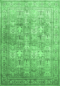 Persian Emerald Green Traditional Rug, tr59emgrn