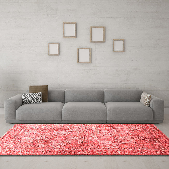 Traditional Red Washable Rugs