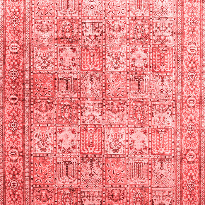 Machine Washable Persian Red Traditional Rug, wshtr59red