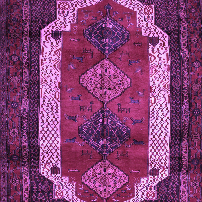 Machine Washable Persian Purple Traditional Area Rugs, wshtr5pur