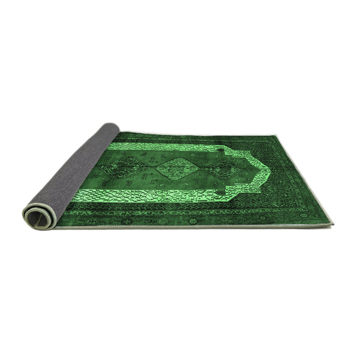 Sideview of Persian Emerald Green Traditional Rug, tr5emgrn
