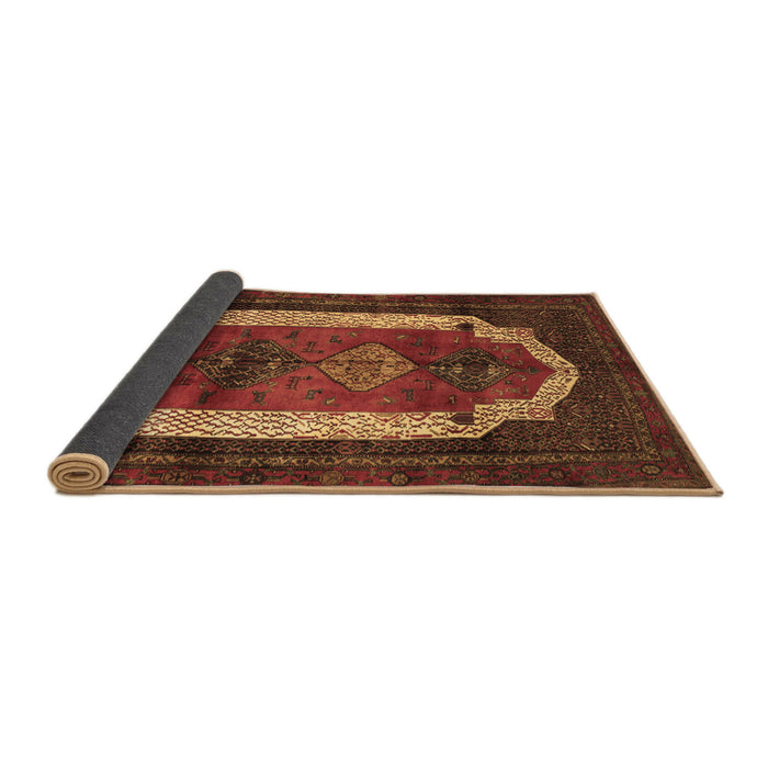 Sideview of Persian Brown Traditional Rug, tr5brn