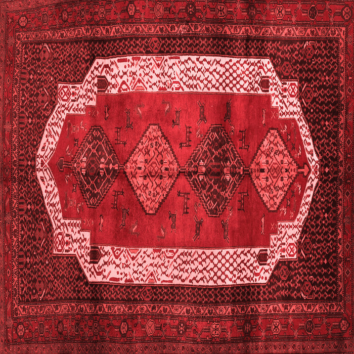 Machine Washable Persian Red Traditional Rug, wshtr5red