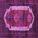 Square Persian Purple Traditional Rug, tr5pur