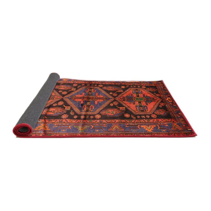 Sideview of Traditional Red Persian Rug, tr600