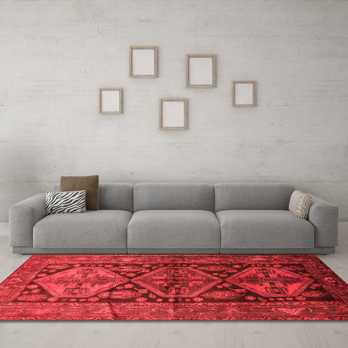 Traditional Red Washable Rugs