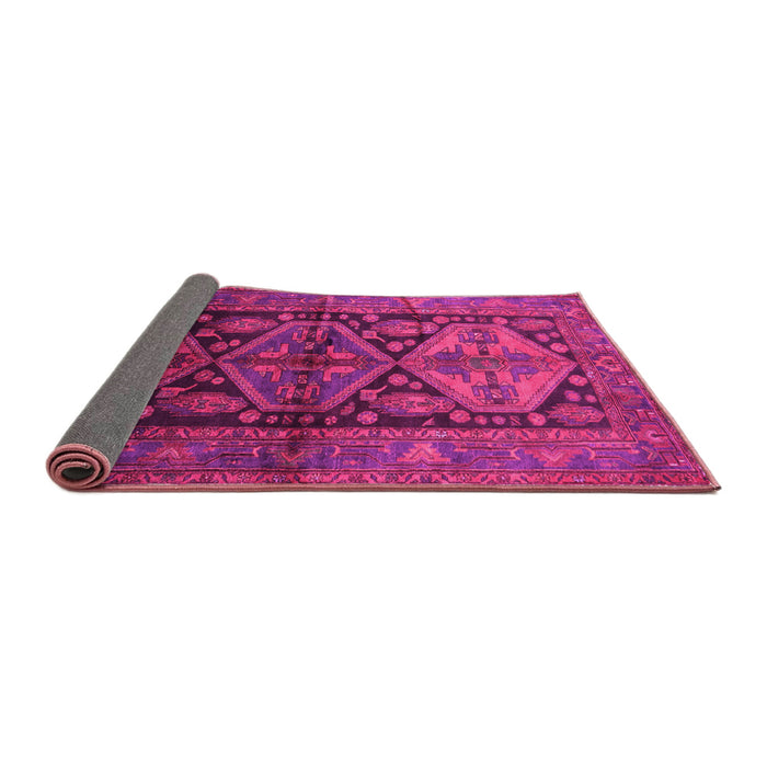 Sideview of Persian Pink Traditional Rug, tr600pnk