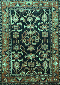 Persian Turquoise Traditional Rug, tr601turq