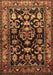 Persian Brown Traditional Rug, tr601brn