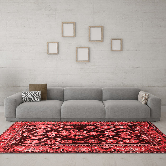 Traditional Red Washable Rugs