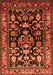 Persian Orange Traditional Rug, tr601org