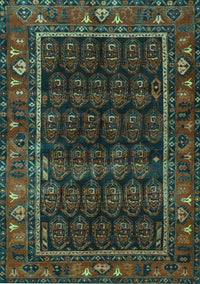 Persian Turquoise Traditional Rug, tr602turq