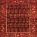 Serging Thickness of Persian Orange Traditional Rug, tr602org