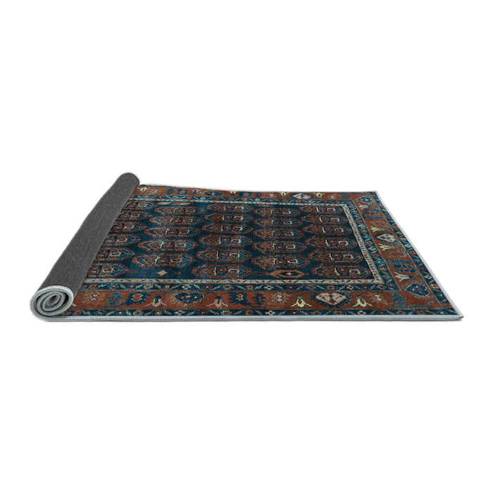 Sideview of Persian Light Blue Traditional Rug, tr602lblu