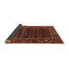 Sideview of Persian Brown Traditional Rug, tr602brn