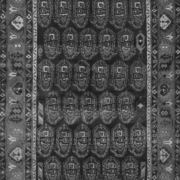 Serging Thickness of Machine Washable Persian Gray Traditional Rug, wshtr602gry