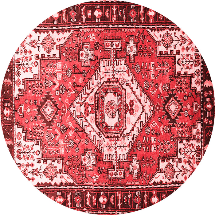 Machine Washable Persian Red Traditional Rug, wshtr603red