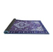 Sideview of Persian Blue Traditional Rug, tr603blu