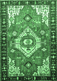 Persian Emerald Green Traditional Rug, tr603emgrn