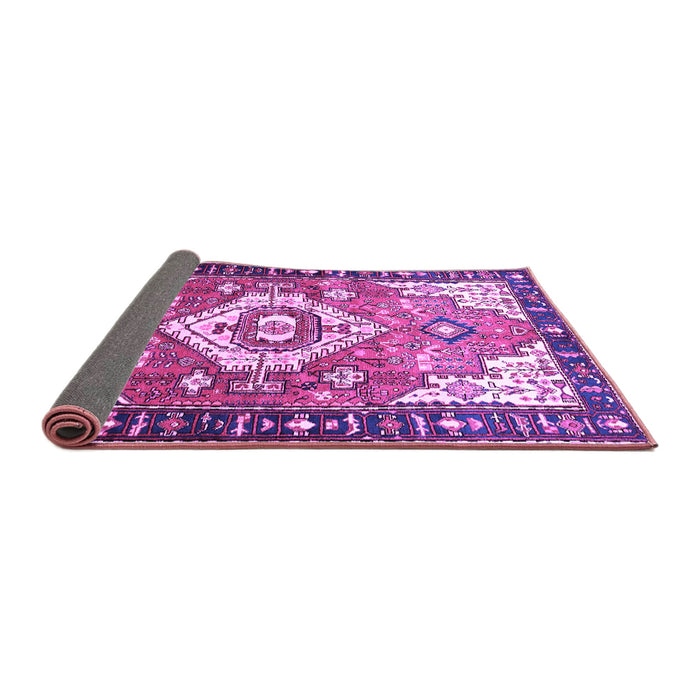 Sideview of Persian Purple Traditional Rug, tr603pur