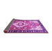 Sideview of Persian Purple Traditional Rug, tr603pur