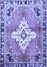 Medallion Blue Traditional Rug, tr604blu