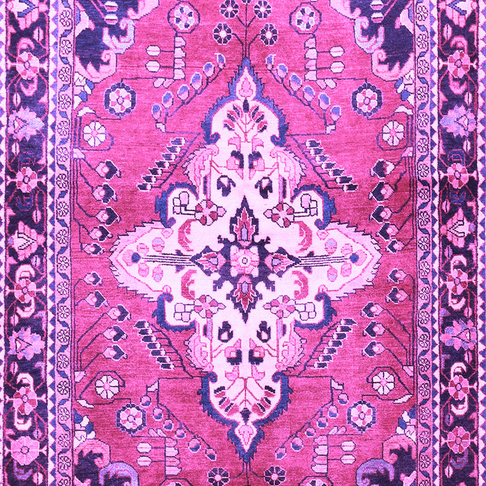 Medallion Purple Traditional Rug, tr604pur