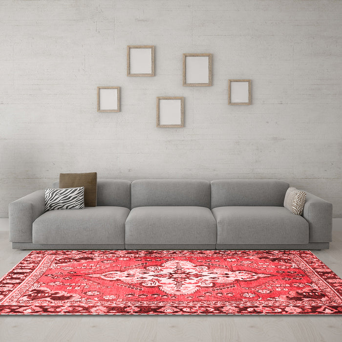 Traditional Red Washable Rugs