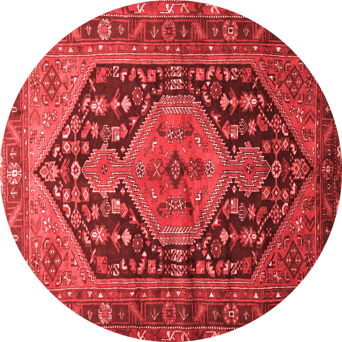 Machine Washable Persian Red Traditional Rug, wshtr605red