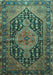 Persian Turquoise Traditional Rug, tr605turq