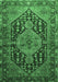 Persian Emerald Green Traditional Rug, tr605emgrn