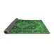 Sideview of Persian Emerald Green Traditional Rug, tr605emgrn