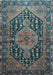 Persian Light Blue Traditional Rug, tr605lblu