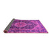 Sideview of Persian Purple Traditional Rug, tr605pur