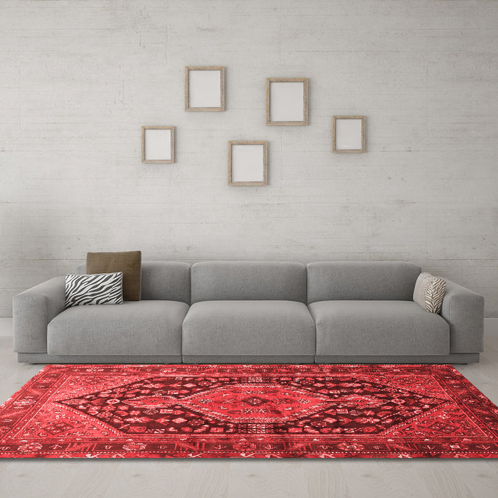 Traditional Red Washable Rugs