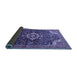 Sideview of Persian Blue Traditional Rug, tr606blu