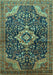 Persian Turquoise Traditional Rug, tr606turq